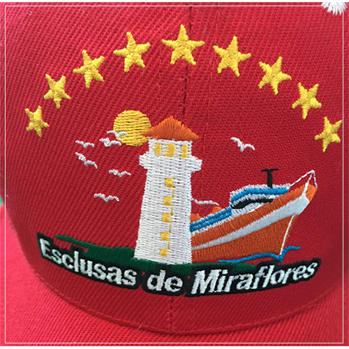 Acrylic 6 panels baseball cap with nice design