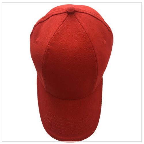 Brushed cotton 6 panels baseball cap