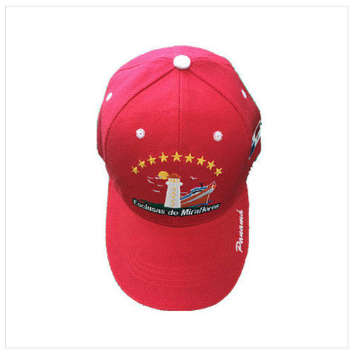 Acrylic 6 panels baseball cap with nice design