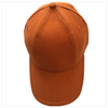 Brushed cotton 6 panels baseball cap