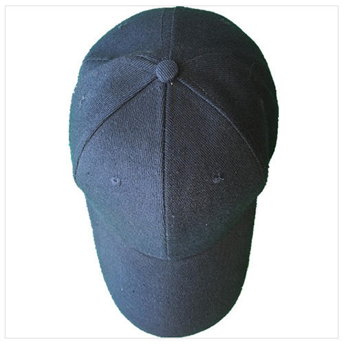 High quality 6 panels plain acrylic cap